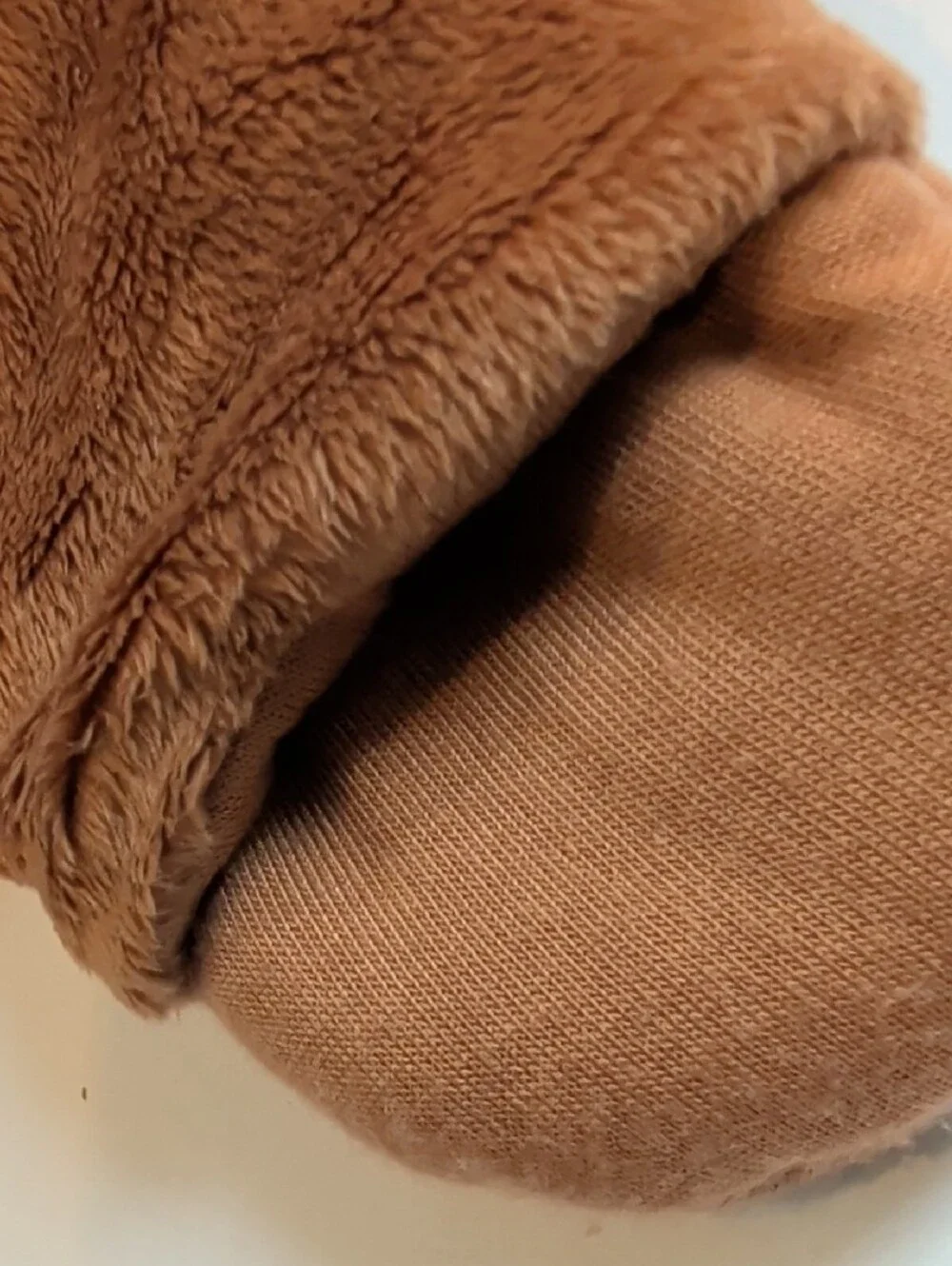 Carter's Brown Plush Footed One-Piece